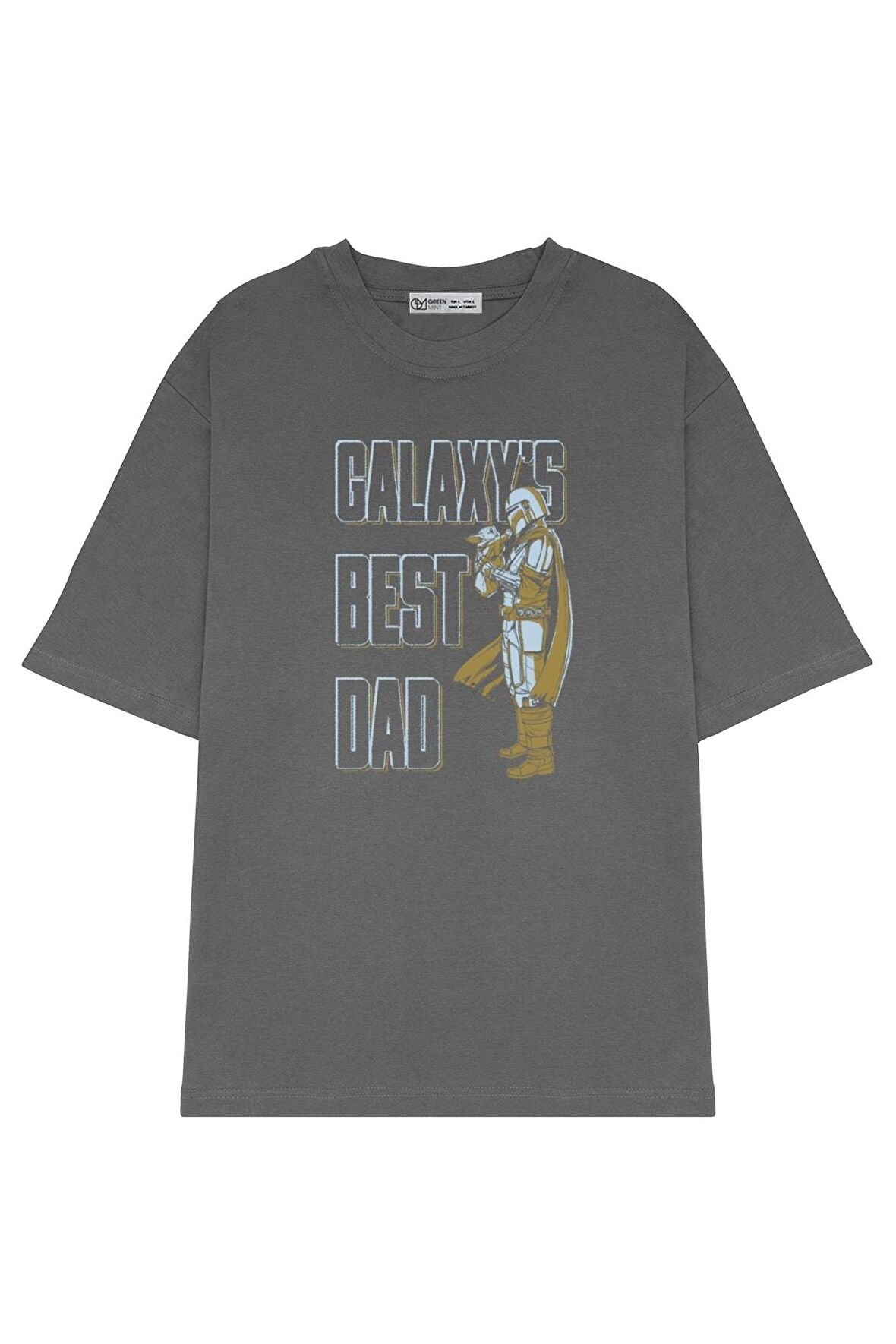 Unisex Oversize T-shirt The Mandalorian Galaxy's Best Dad