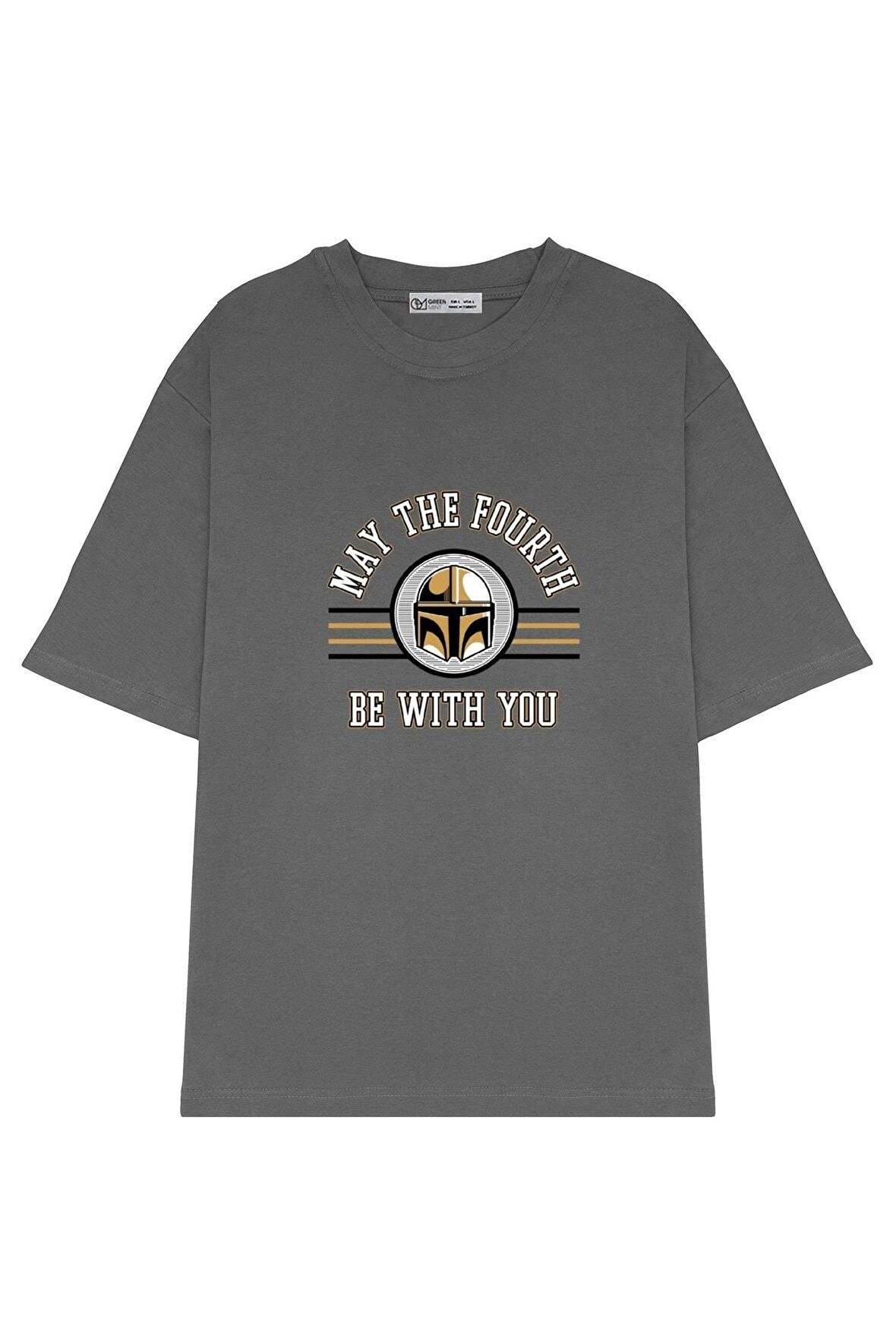 Unisex Oversize T-shirt The Mandalorian May The Fourth Collegiate