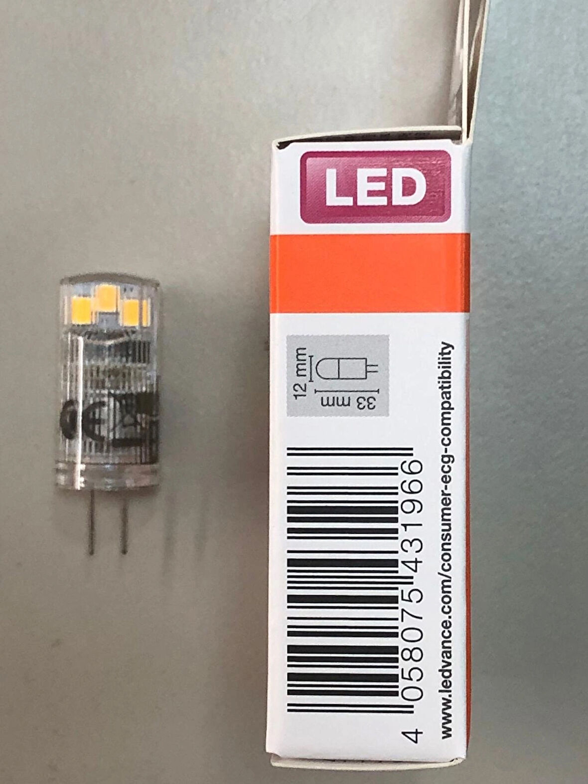 5 ADET OSRAM G4 LED LAMBA 12V 1,5W=200 LÜMEN 2700 KELVİN SARI 15,000 SAAT 12mmX33mm