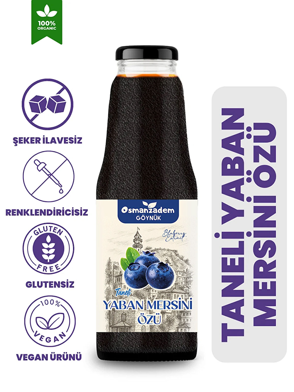 Mavi Mucize: Taneli Yaban Mersini Özü