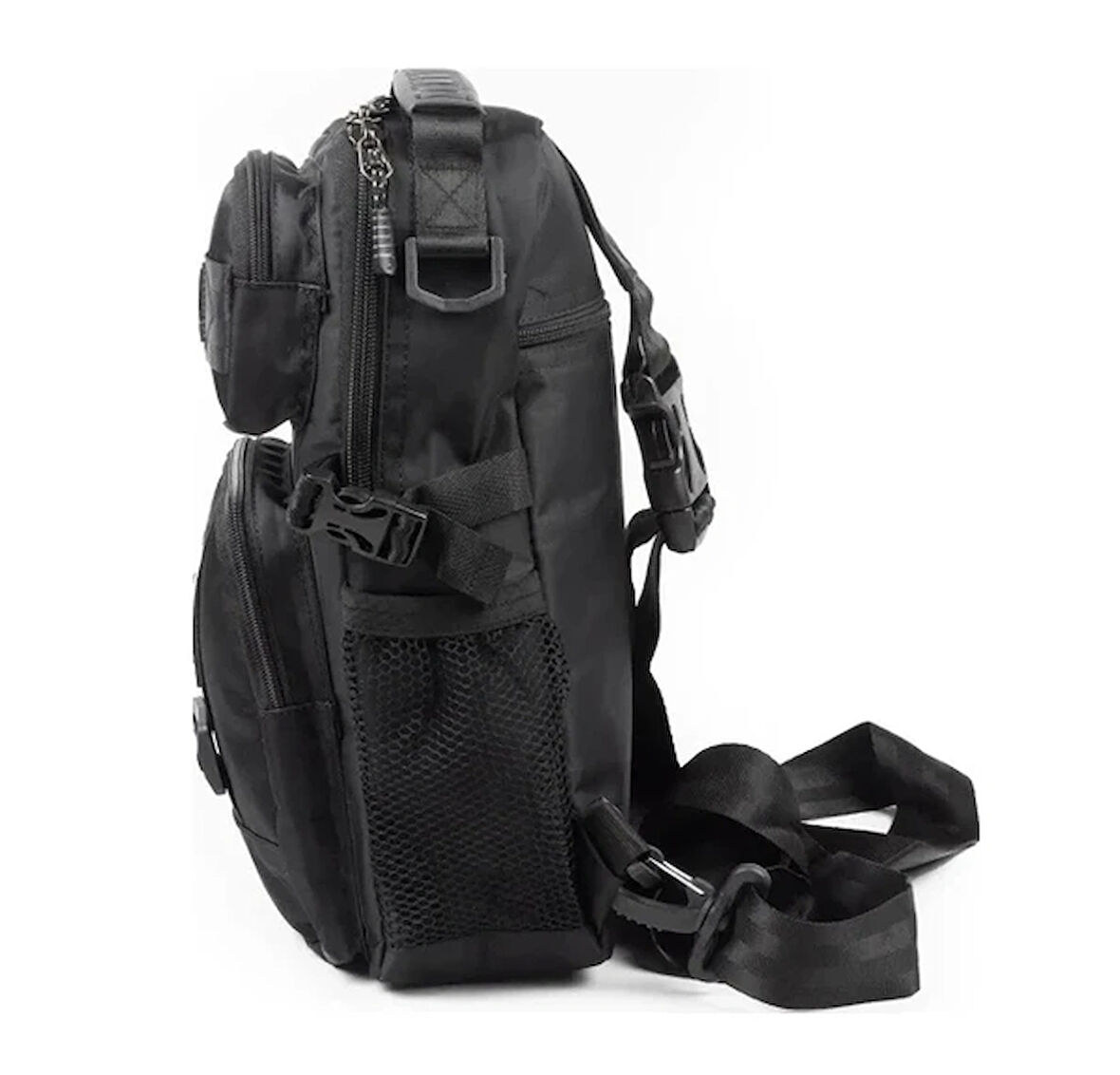 OGDO - Çok Fonksiyonlu, USB Çıkışlı, Suluk Bölmeli, Mini Sırt/çapraz Göğüs Çantası