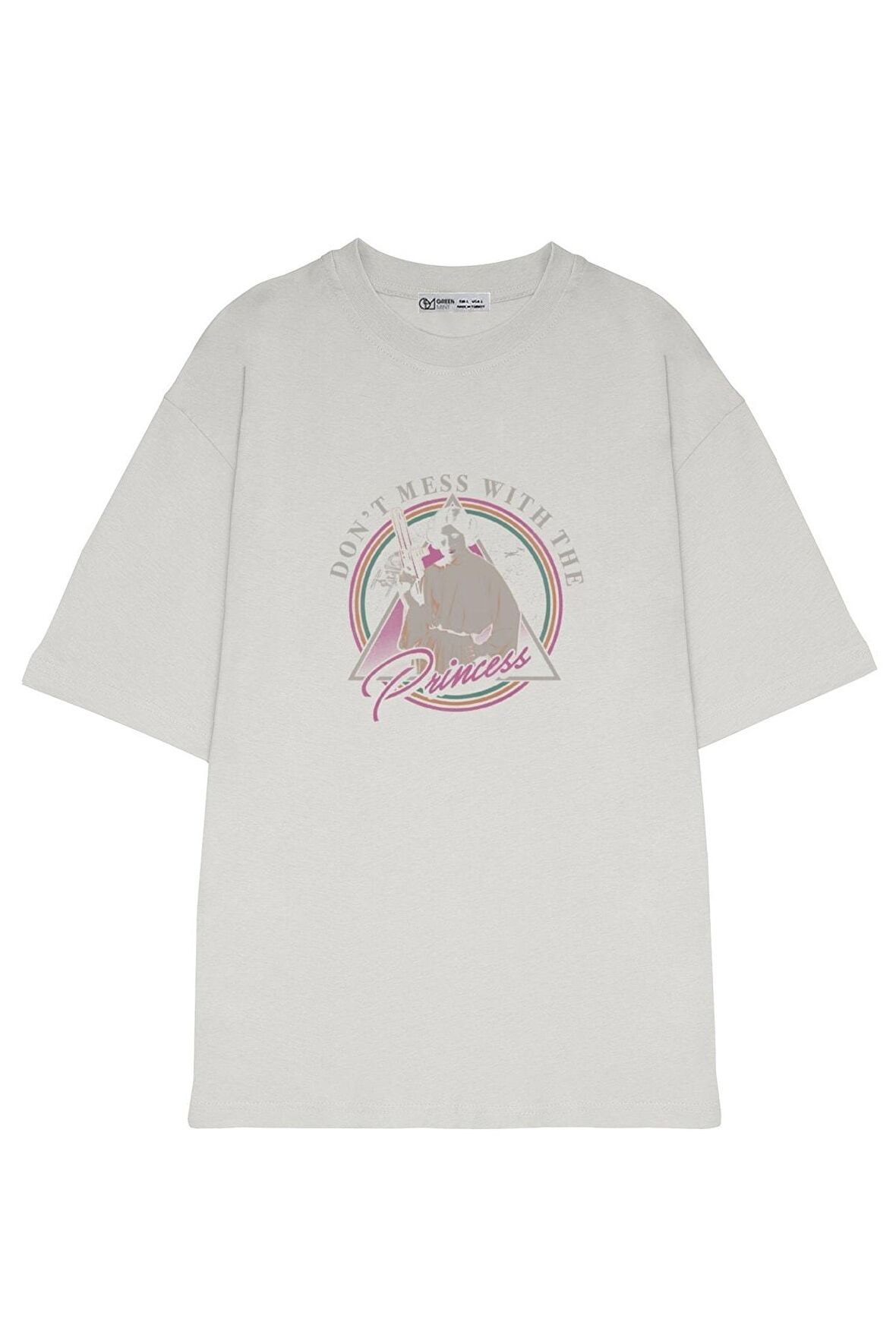 Unisex Oversize T-shirt Princess Leia Don't Mess
