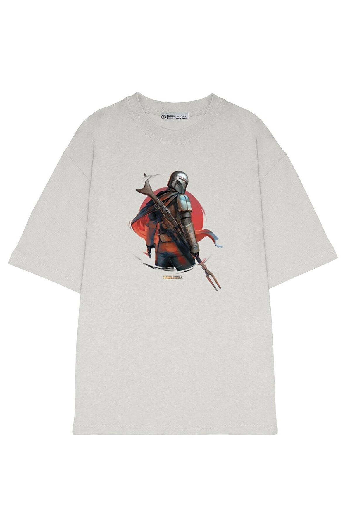 Unisex Oversize T-shirt Red Sun Mandalorian