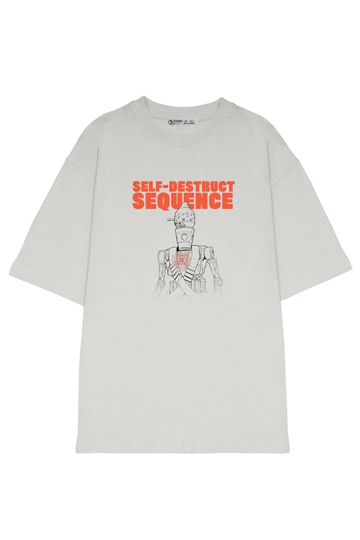 Unisex Oversize T-shirt Self Destruct Sequence