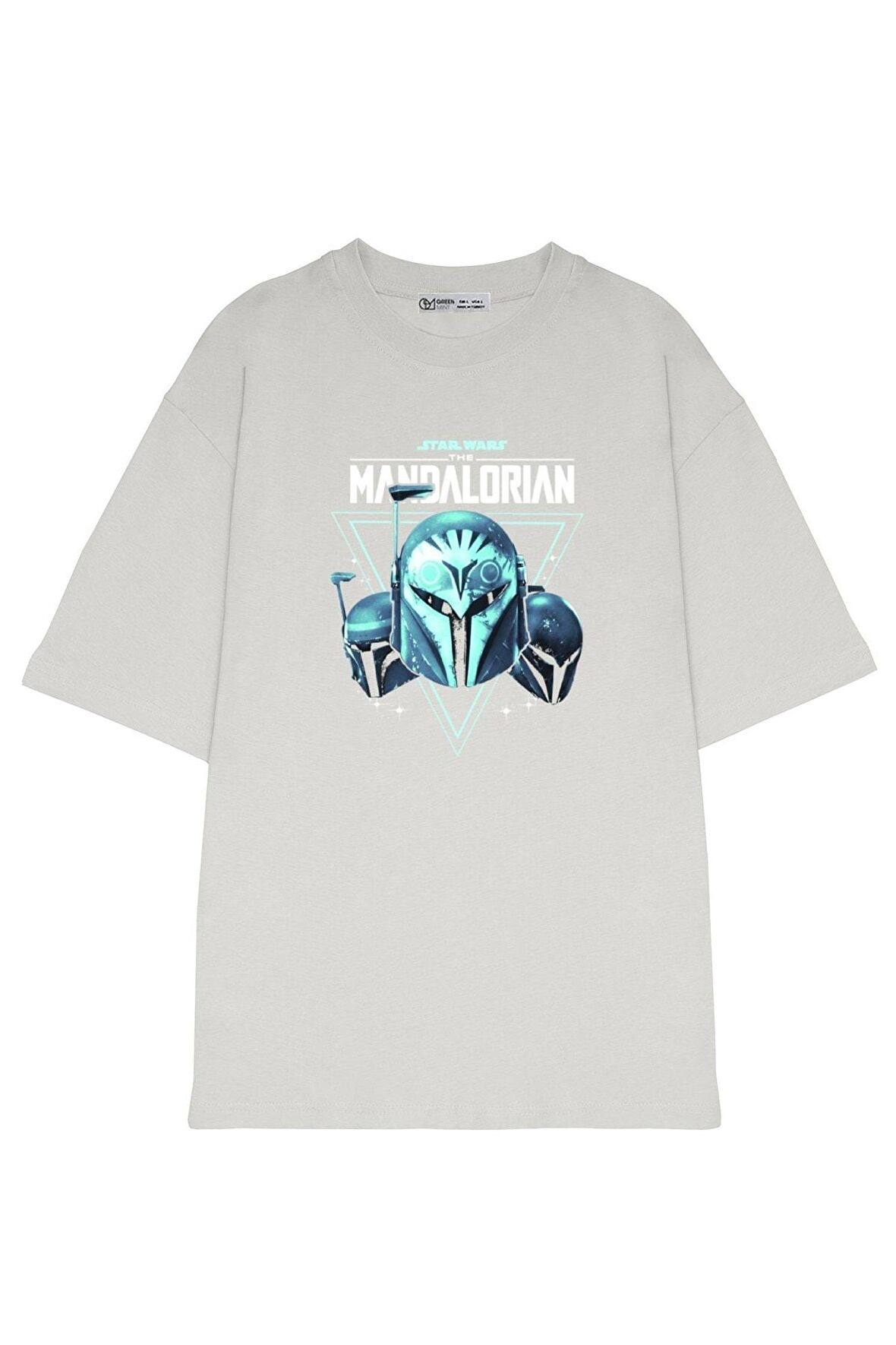 Unisex Oversize T-shirt Star Wars Mandalorian Bo-katan Nite Owl Helmets