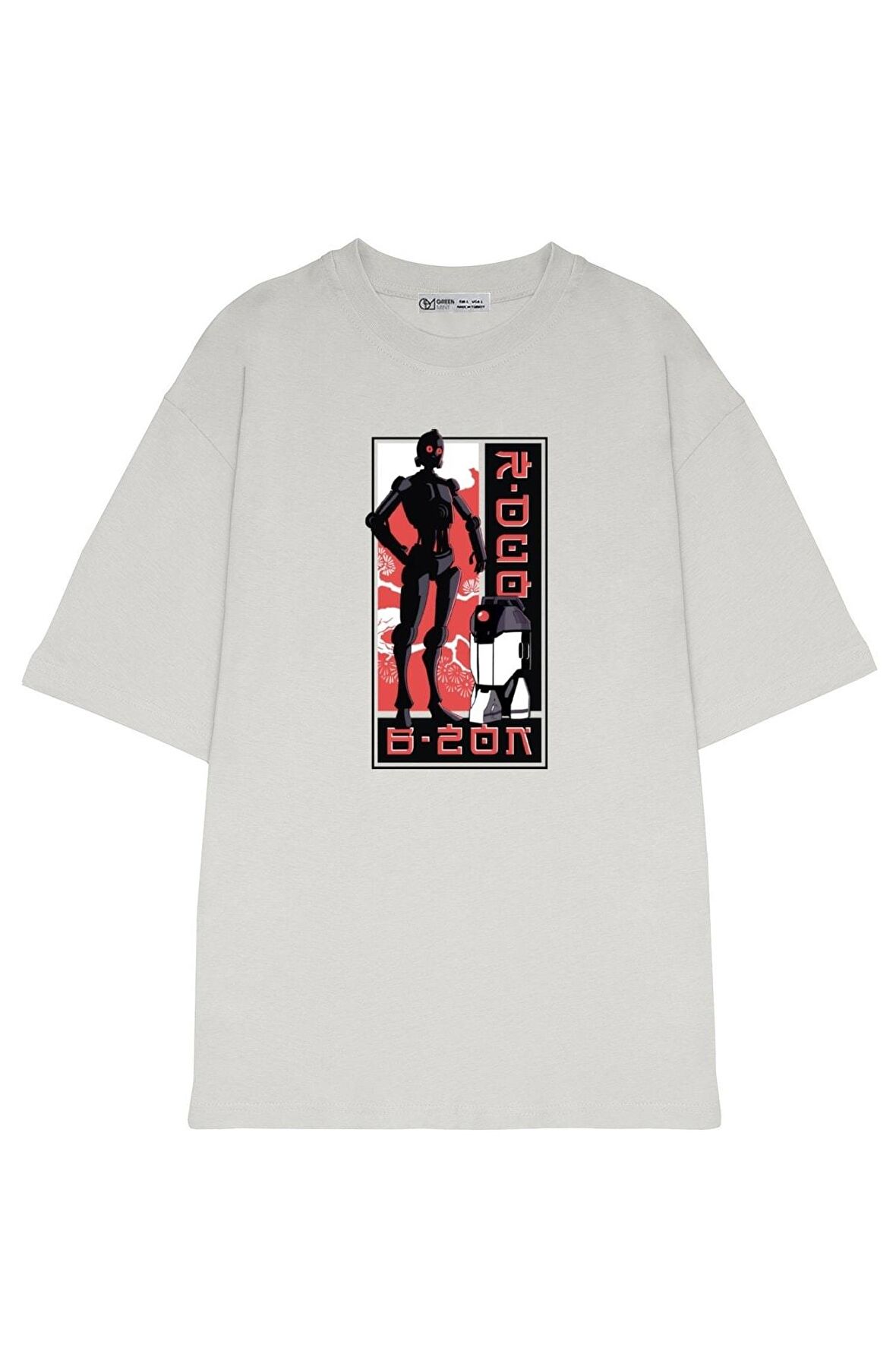 Unisex Oversize T-shirt Star Wars Visions Anime Droids