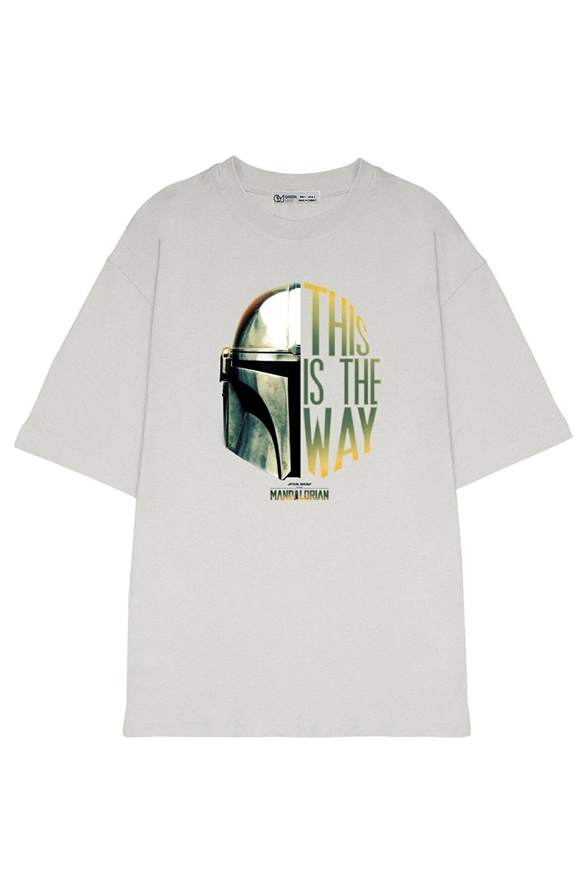 Unisex Oversize T-shirt The Mandalorian This Is The Way Helmet