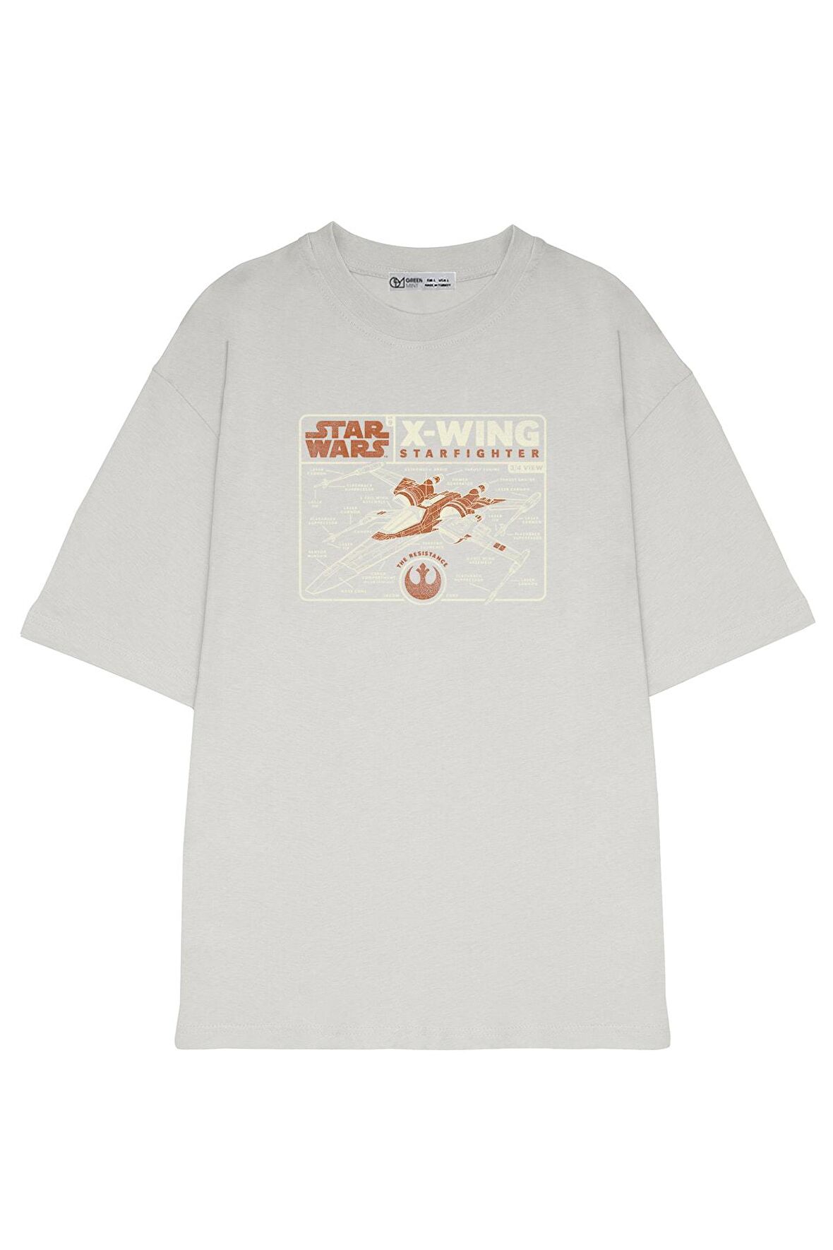 Unisex Oversize T-shirt X-wing Blueprint