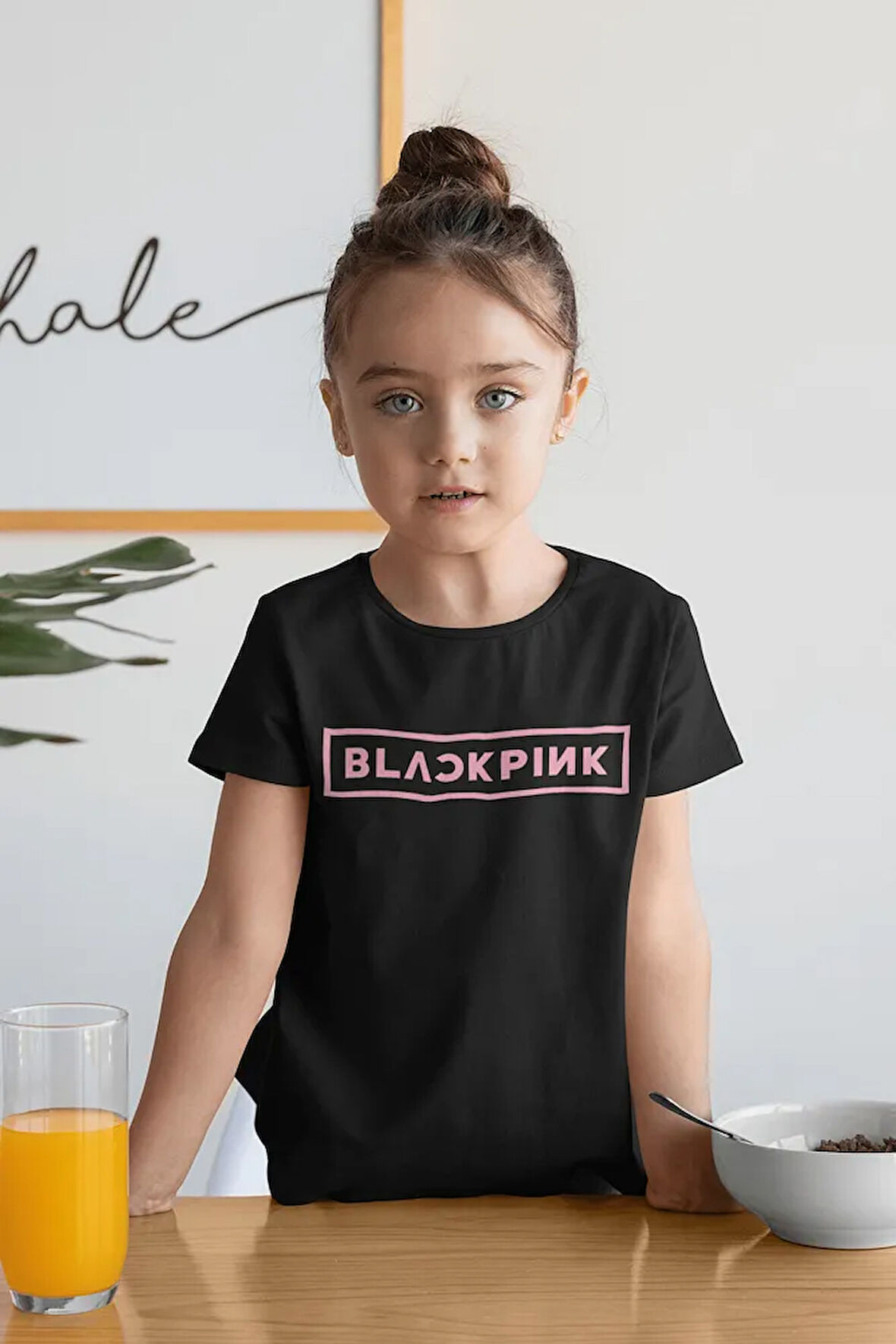 Blackpink Baskılı Unisex Müzik Grubu Çocuk Tişört (1-12 YAŞ)
