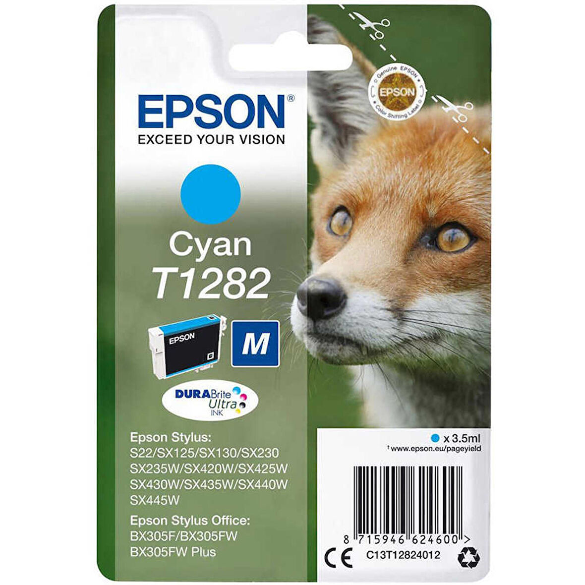 Epson T1282-C13T12824020 Mavi Kartuş