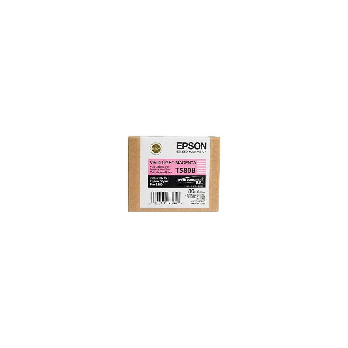 Epson T580B-C13T580B00 Açık Kırmızı Kartuş