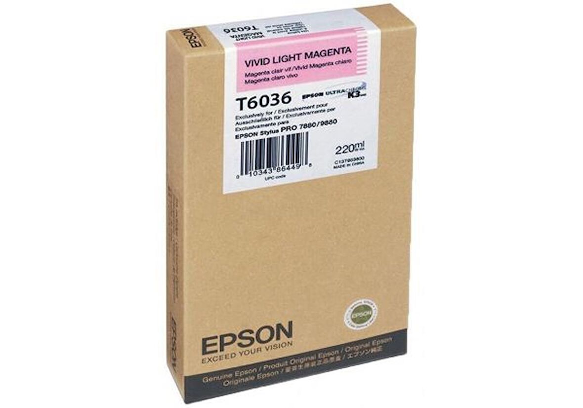 Epson T6036-C13T603600 Açık Kırmızı Kartuş