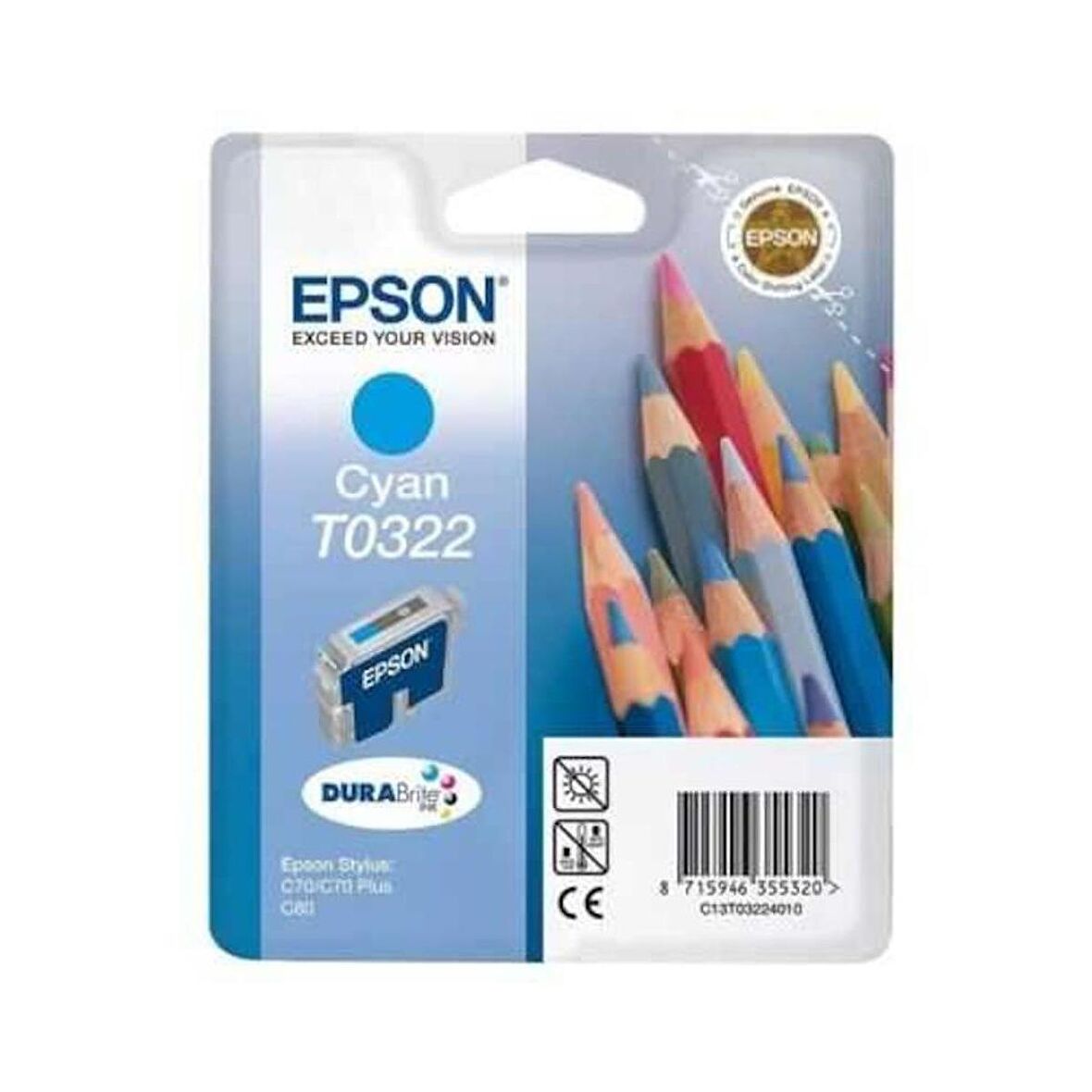 Epson T0322-C13T03224020 Mavi Kartuş