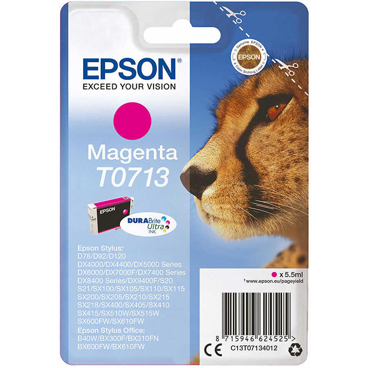 Epson T0713-C13T07134020 Kırmızı Kartuş