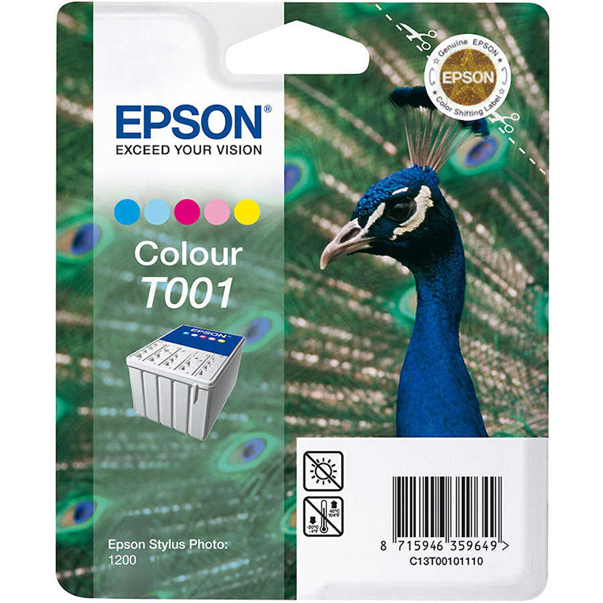 Epson T001-C13T00101120 Renkli Kartuş