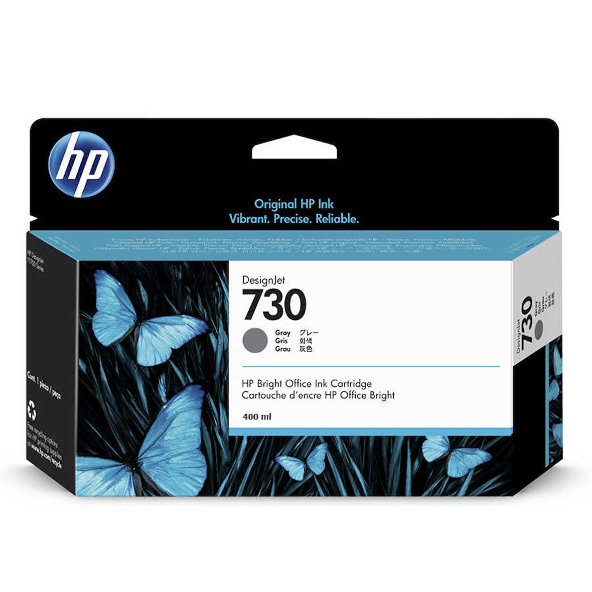 Hp 730-P2V72A Gri Kartuş Yüksek Kapasiteli