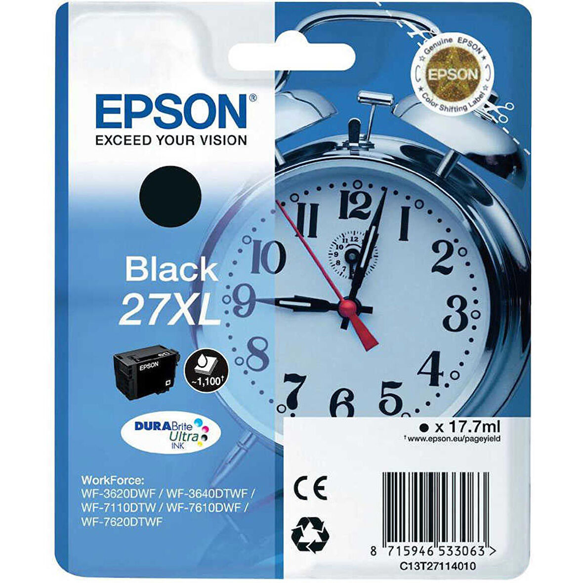 Epson 27XL-T2711-T27114020 Siyah Kartuş