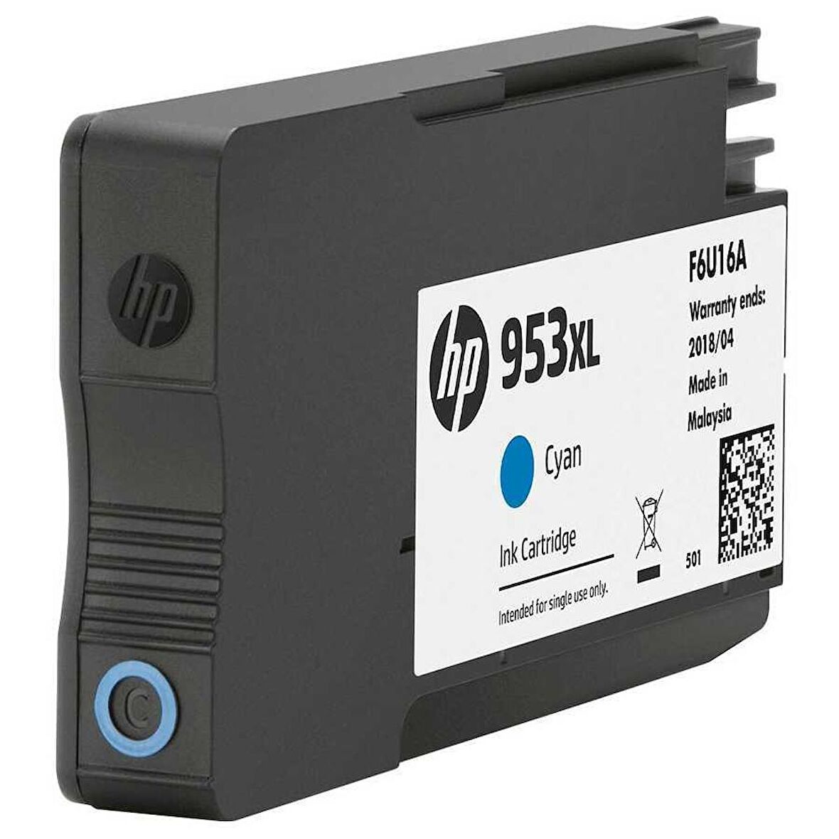 HP 953XL-F6U16AE Mavi Kartuş Yüksek Kapasiteli