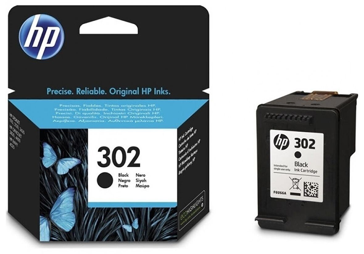 Hp 302-F6U66AE Siyah Kartuş