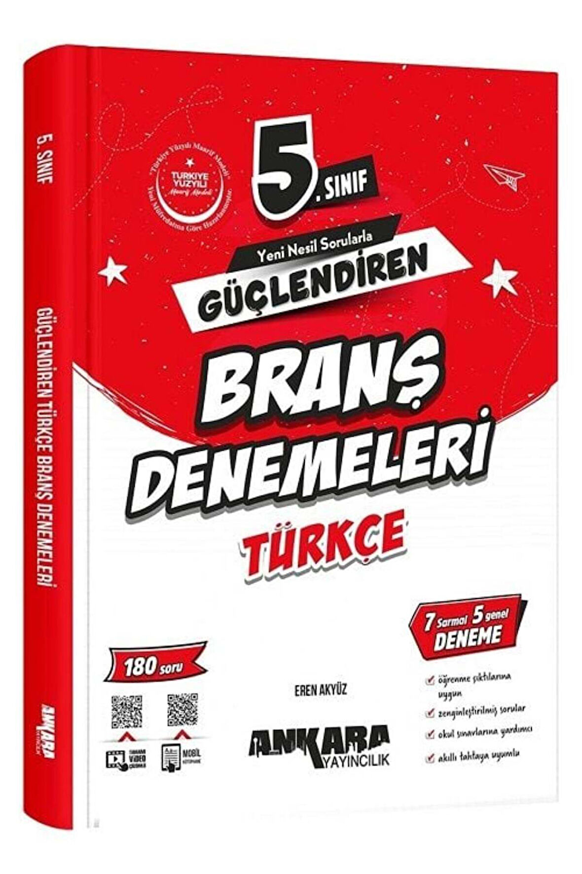 5. Sınıf Türkçe Güçlendiren Branş Denemeleri Ankara Yayıncılık