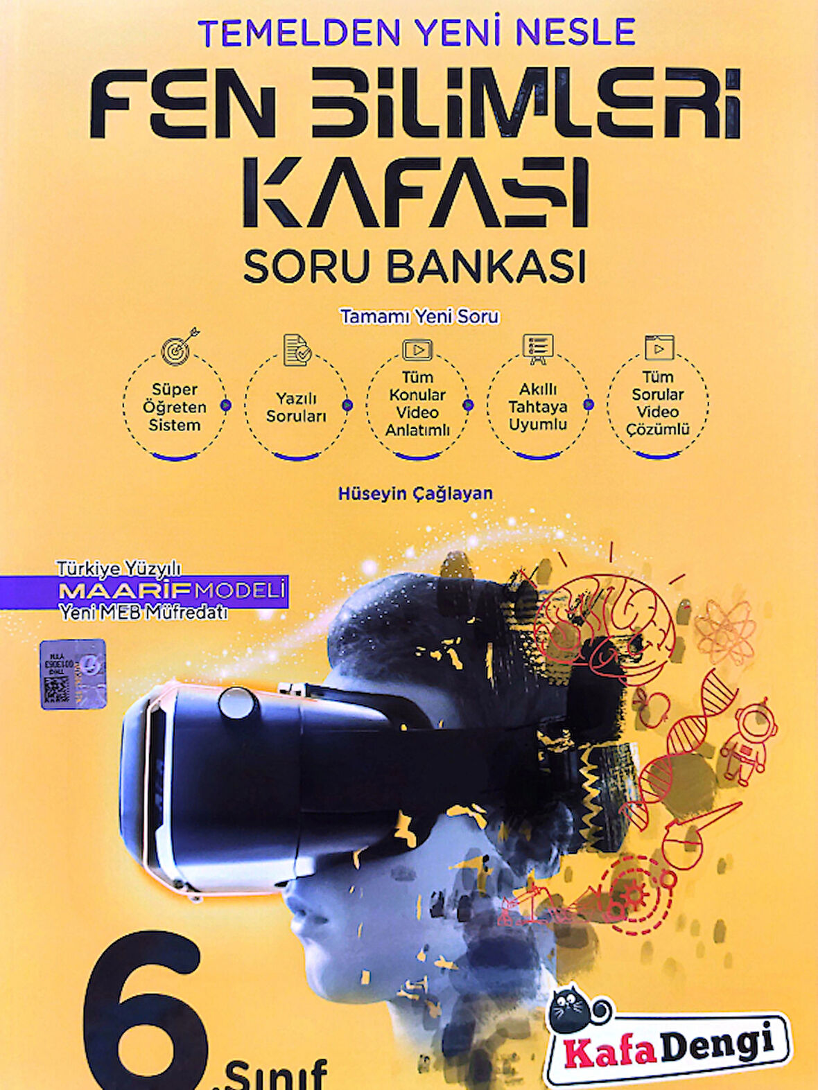 KAFADENGİ 6. SINIF FEN BİLİMLERİ KAFASI SORU BANKASI (TÜMÜ VİDEO ÇÖZÜMLÜ)