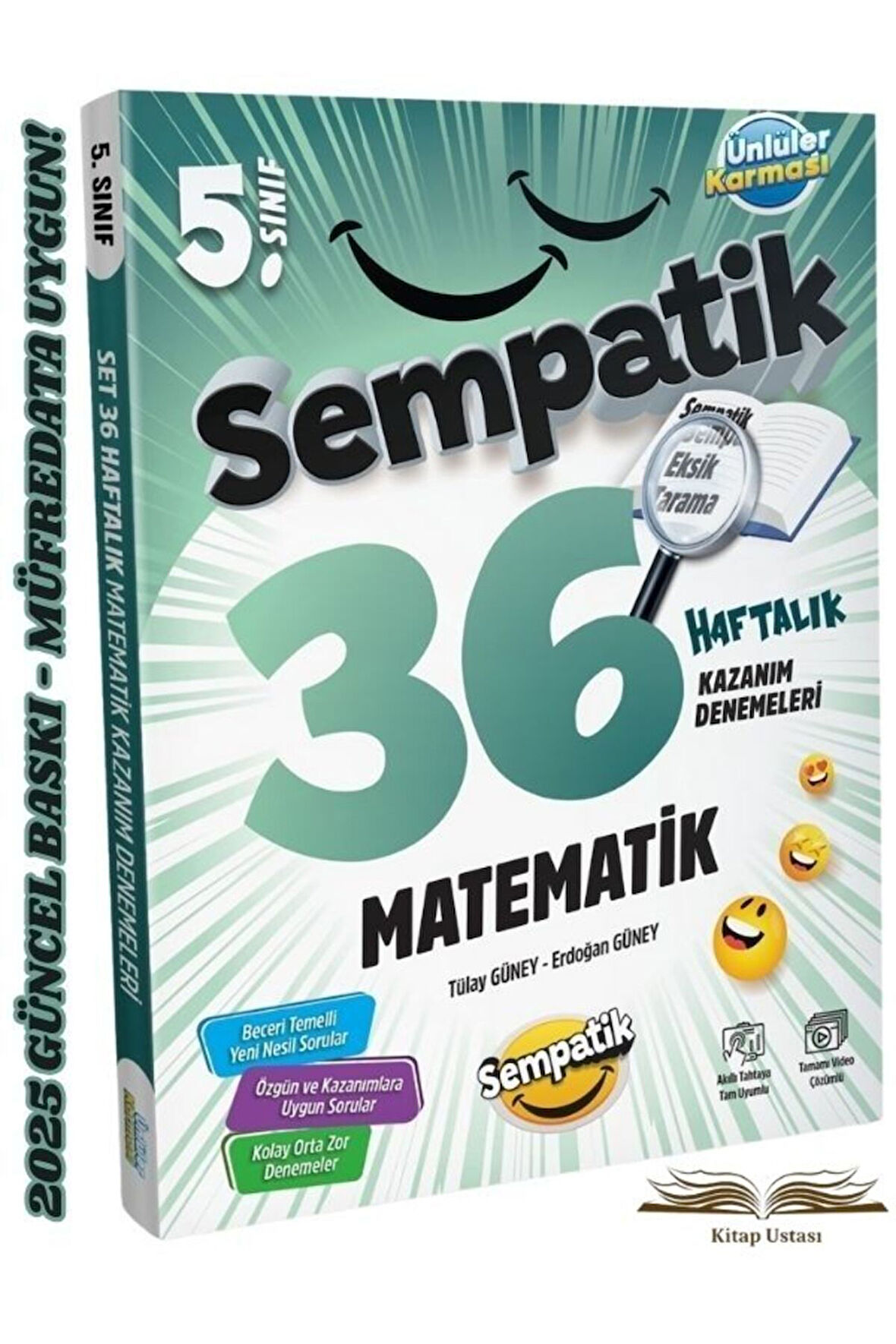 5.Sınıf Sempatik Matematik 36 Haftalık Kazanım Denemeleri