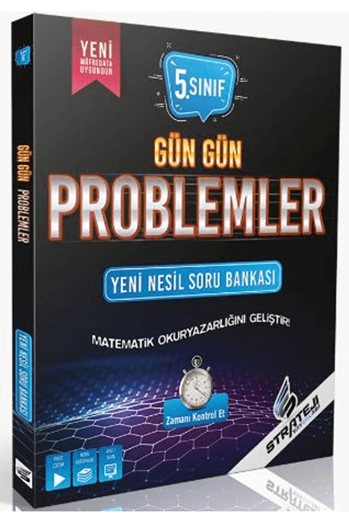 Strateji 5. Sınıf Gün Gün Problemler Soru Bankası / Kolektif / Strateji Yayınları / 9786257222235
