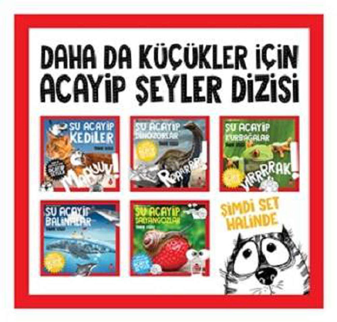 Daha da Küçükler İçin Acayip Şeyler Dizisi Set - 5 Kitap Takım