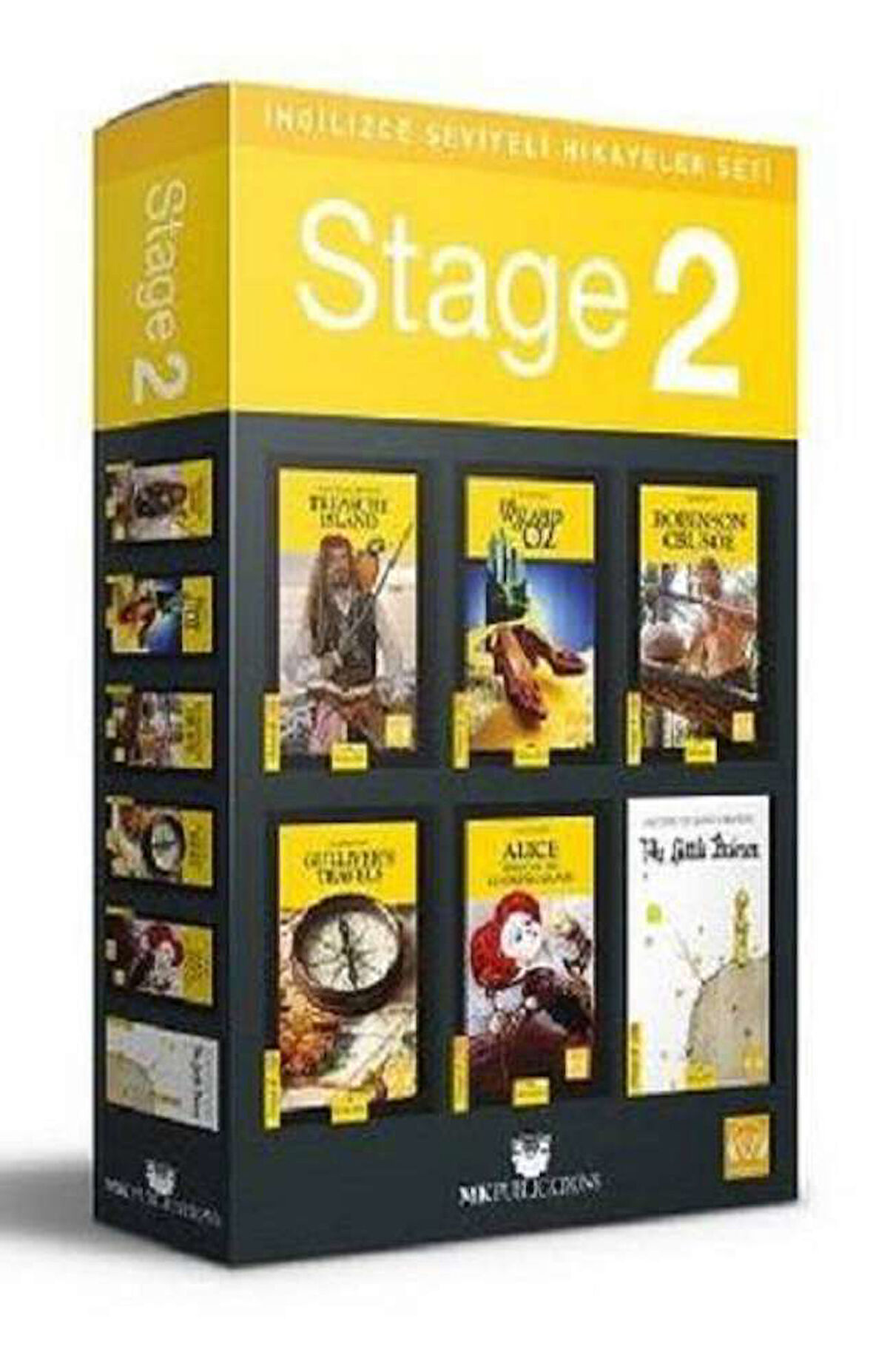 İngilizce Hikaye Seti - Stage 2 - (6 Kitap Takım)