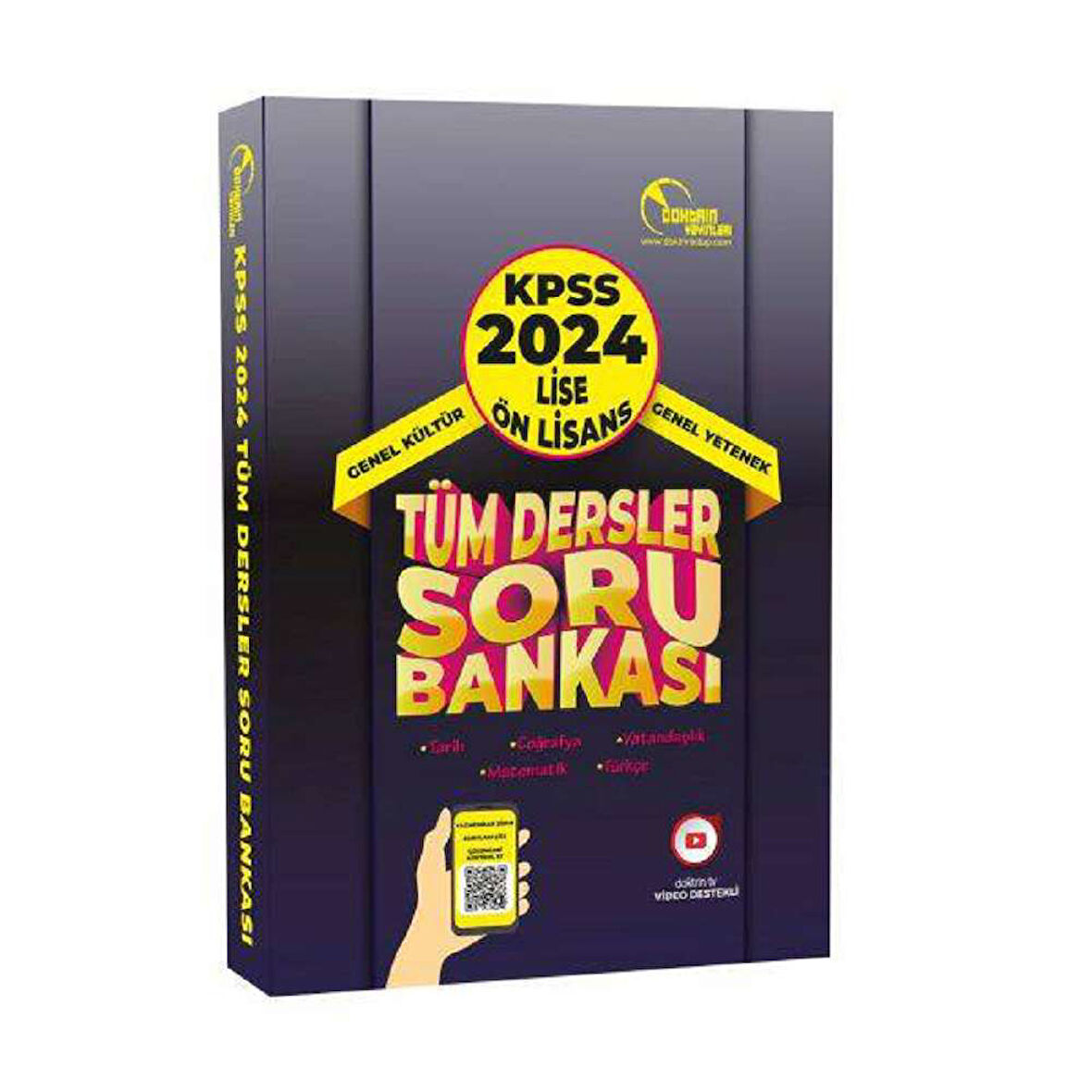 Doktrin Yayınları 2024 KPSS Lise Önlisans Tüm Dersler Tek Kitap Soru Bankası