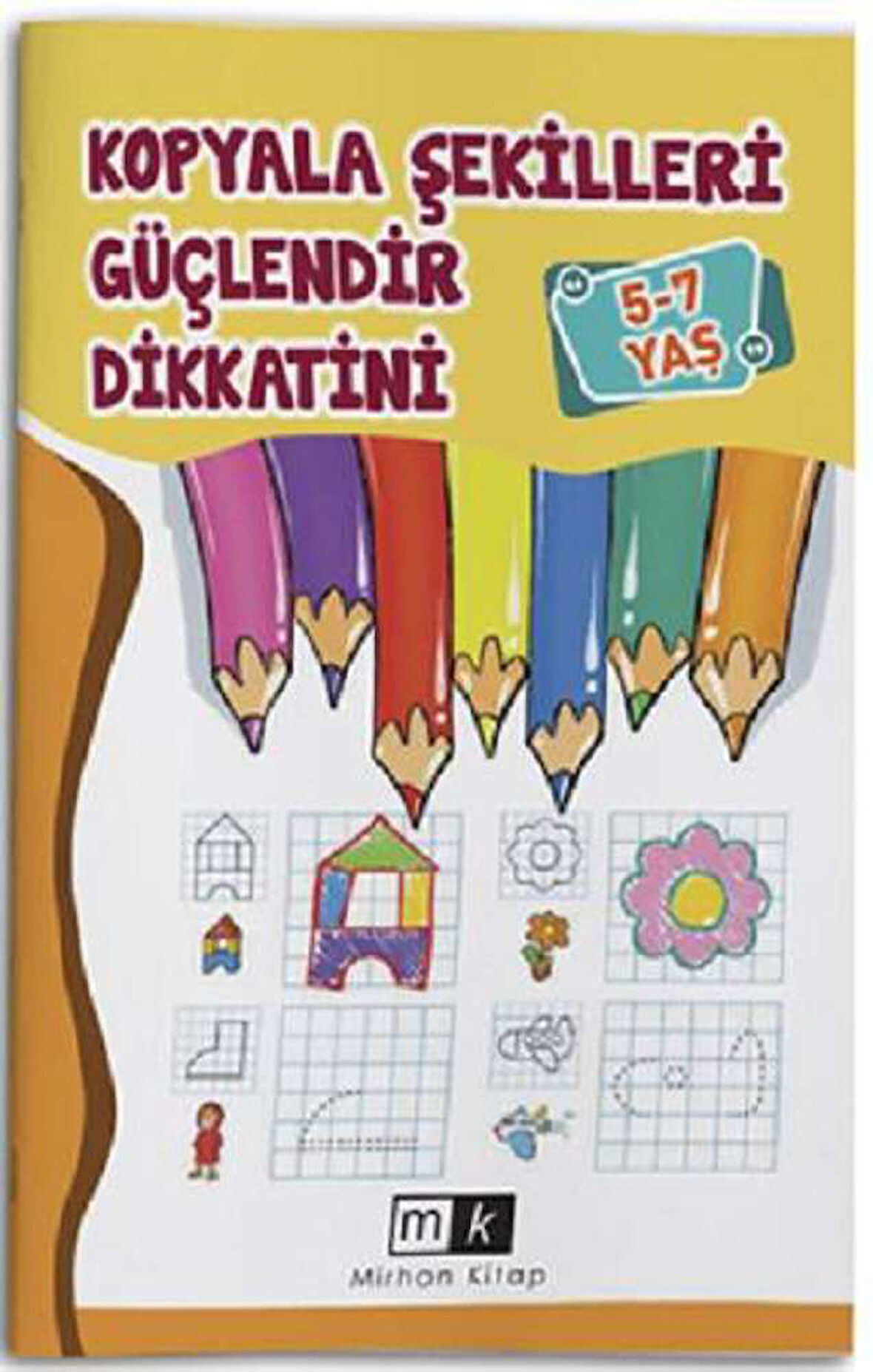 Kopyala Şekilleri Güçlendir Dikkatini 5-7 Yaş