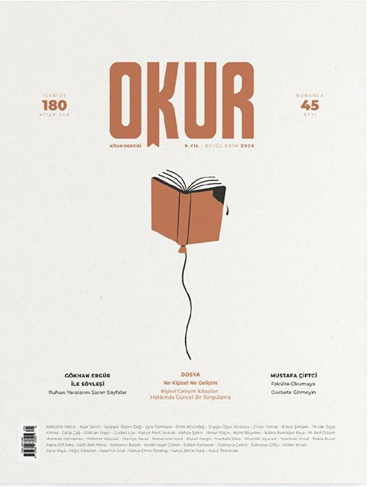 Okur Kitap Dergisi 45.Sayı Eylül-Ekim 2025