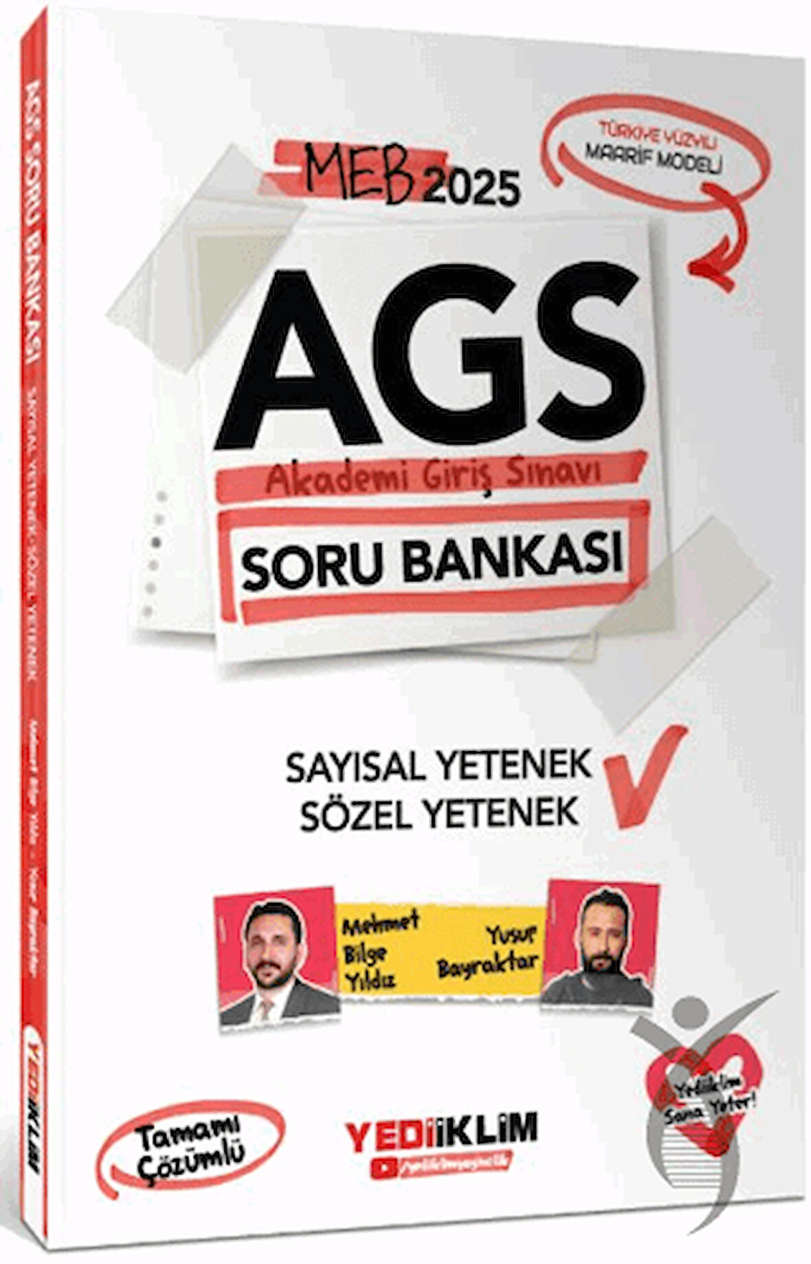 2025 MEB AGS Sayısal Yetenek - Sözel Yetenek Tamamı Çözümlü Soru Bankası