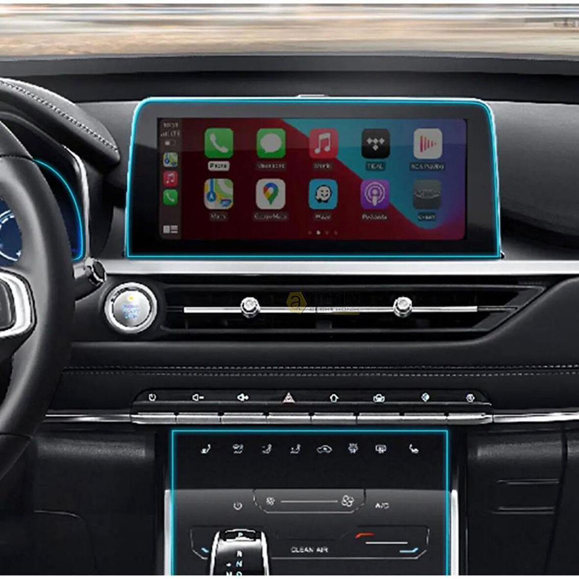Chery Tiggo 7 Pro Luxery Uyumlu Navigasyon Ve Bilgi Ekran Nano Koruyucu 4 Lü Set