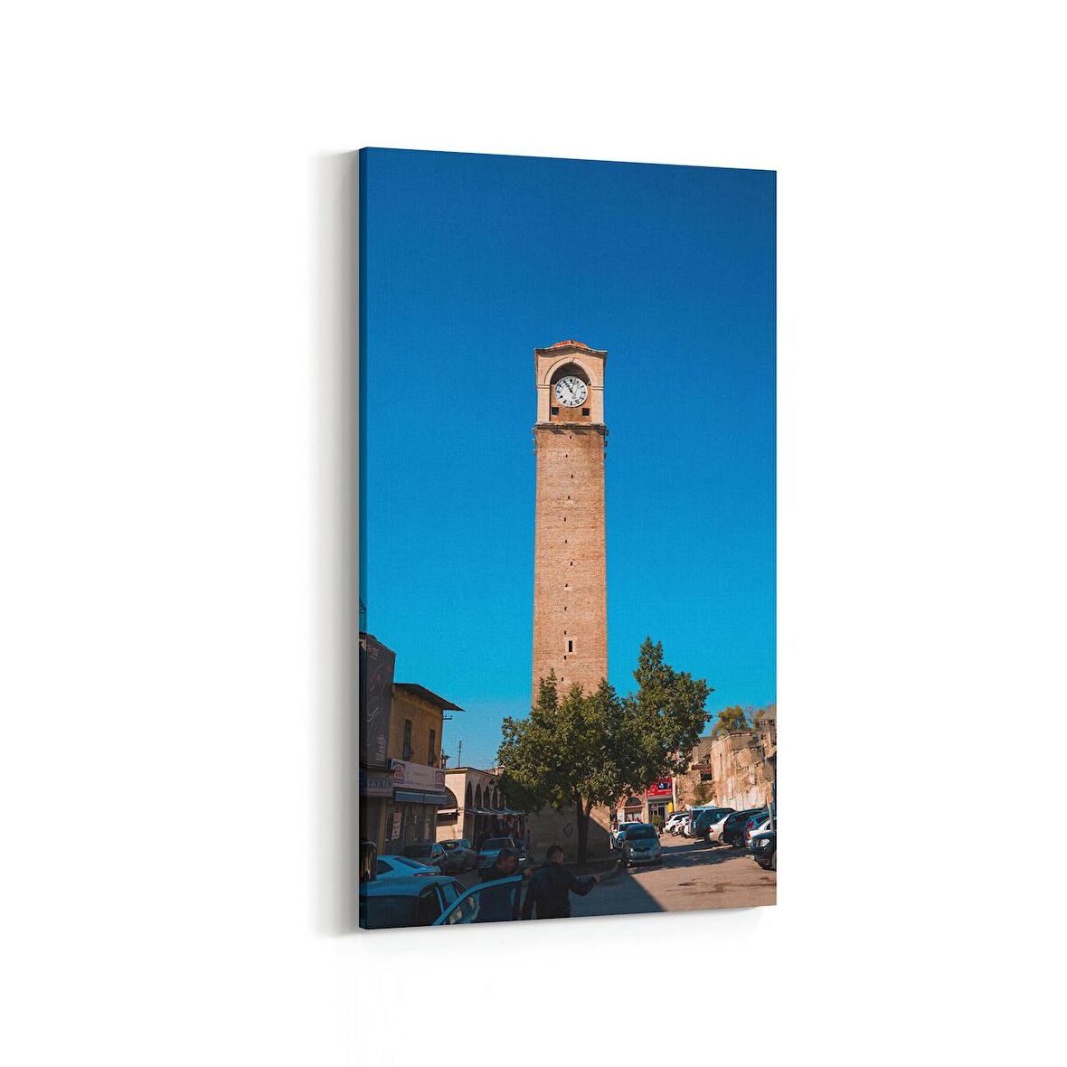 Olla 18093DD Yapı Görseli Dikey Dar Kanvas Tablo (Ölçü: 60X120)