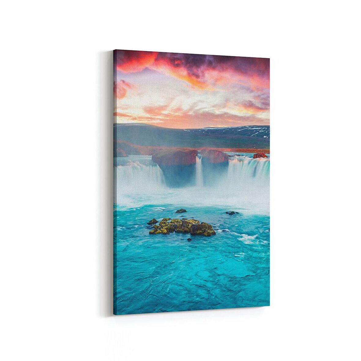 Olla 14275D Doğa / Manzara Görseli Dikey Kanvas Tablo (Ölçü: 40X60)