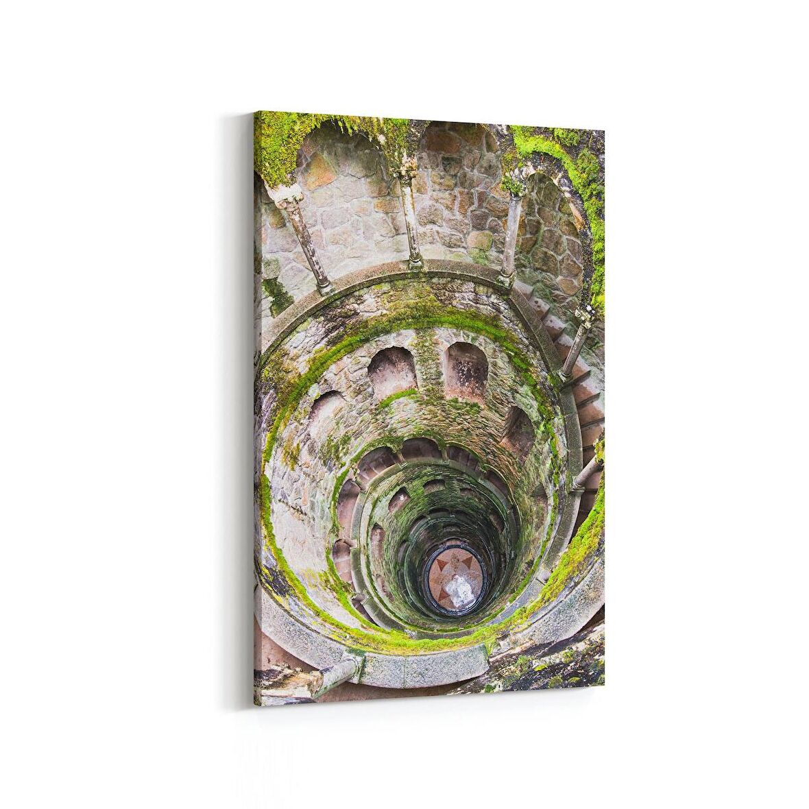 Olla 18553D Yapı Görseli Dikey Kanvas Tablo (Ölçü: 60X90)