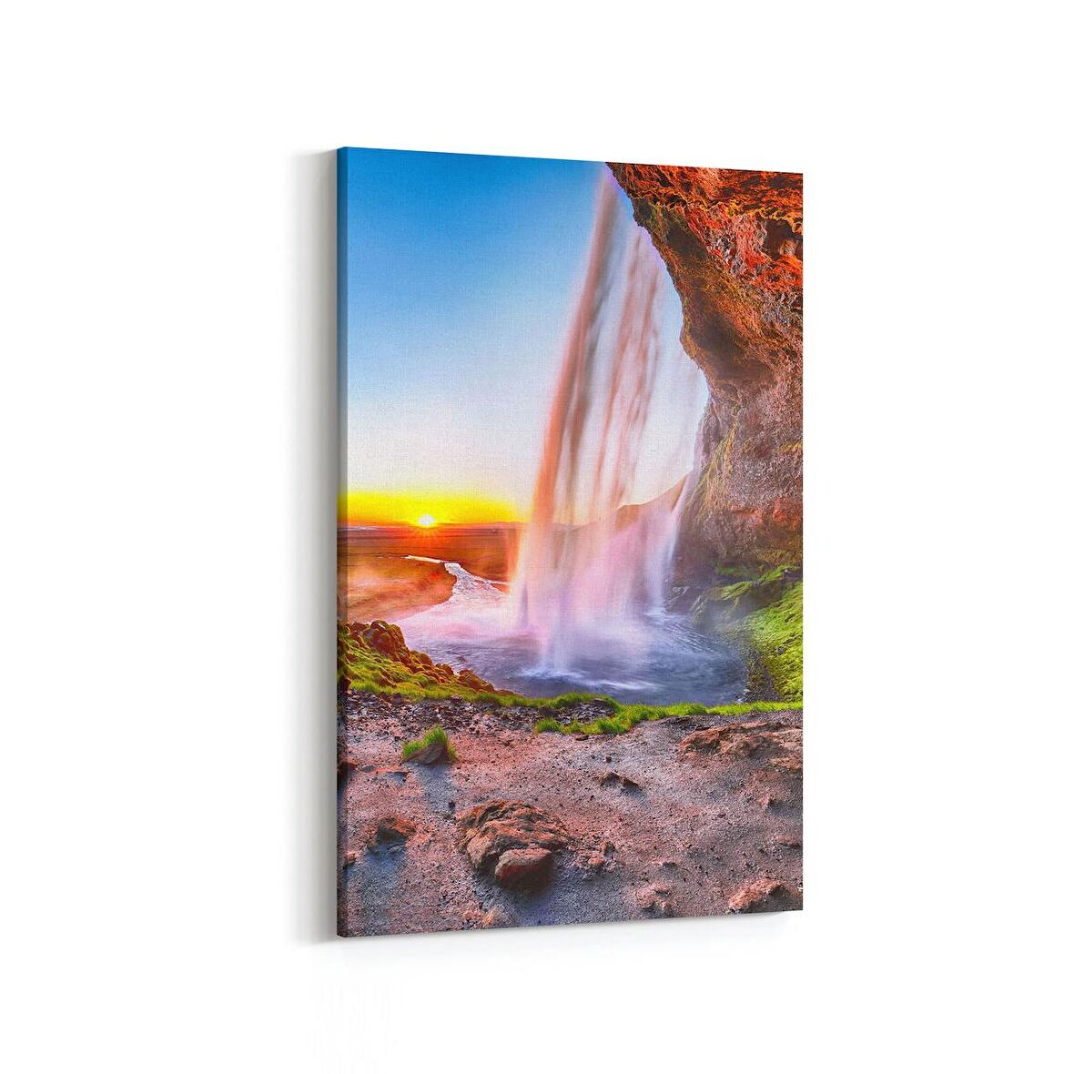 Olla 13476D Doğa / Manzara Görseli Dikey Kanvas Tablo (Ölçü: 100X150)