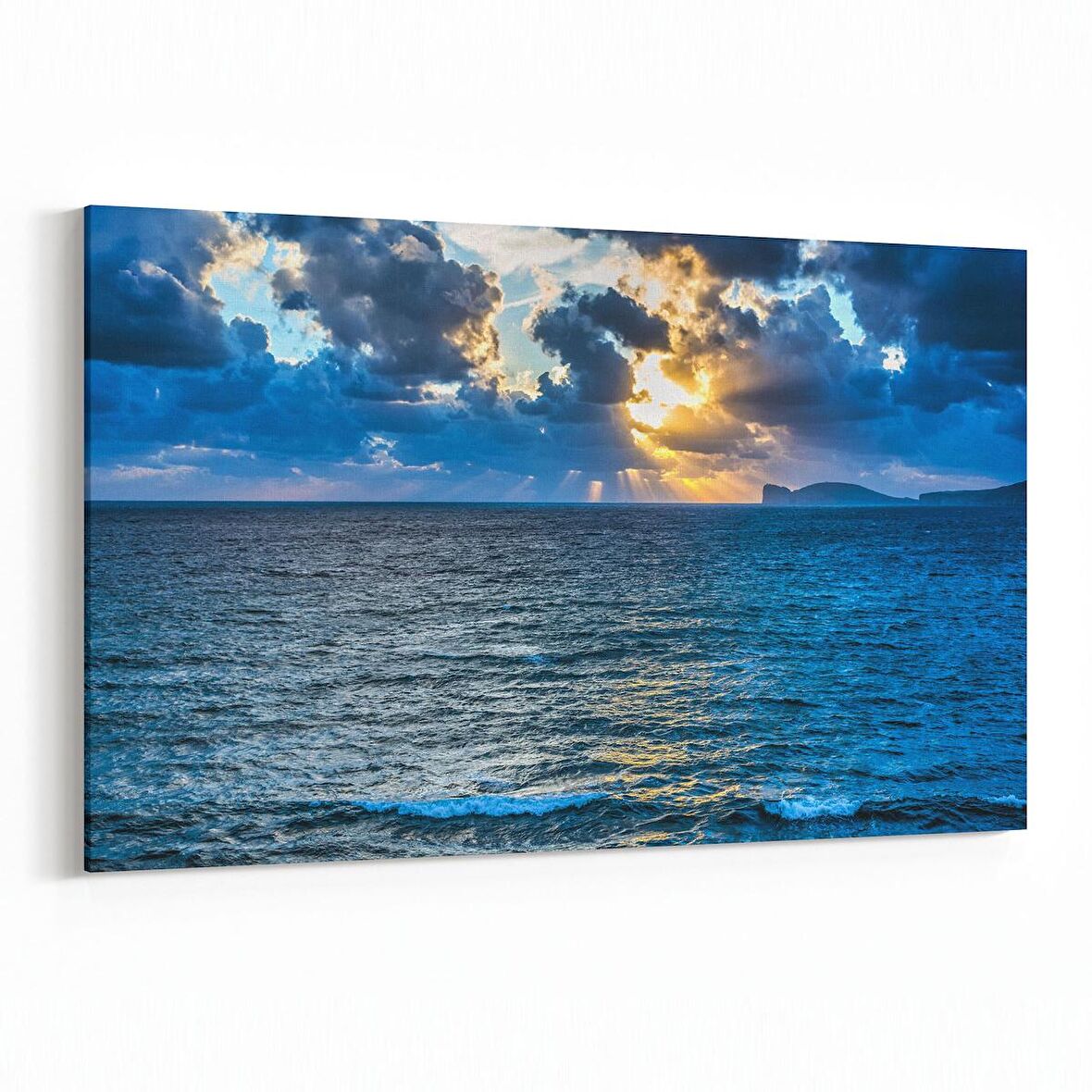 Olla 16045Y Günbatımı Görseli Yatay Kanvas Tablo (Ölçü: 150X100)