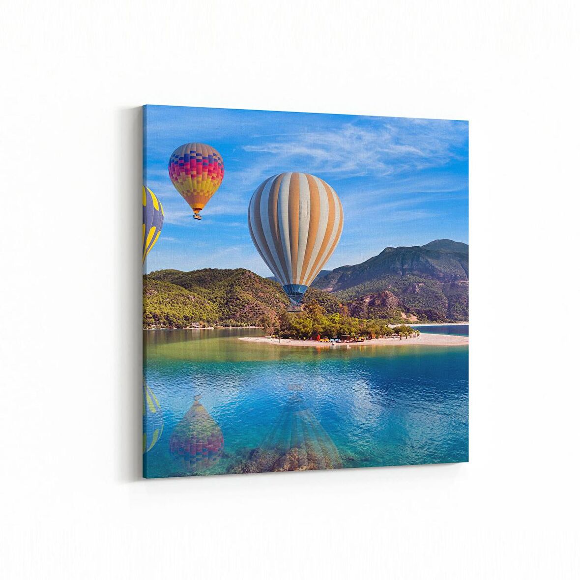 Olla 14003K Doğa / Manzara Görseli Kare Kanvas Tablo (Ölçü: 100X100)