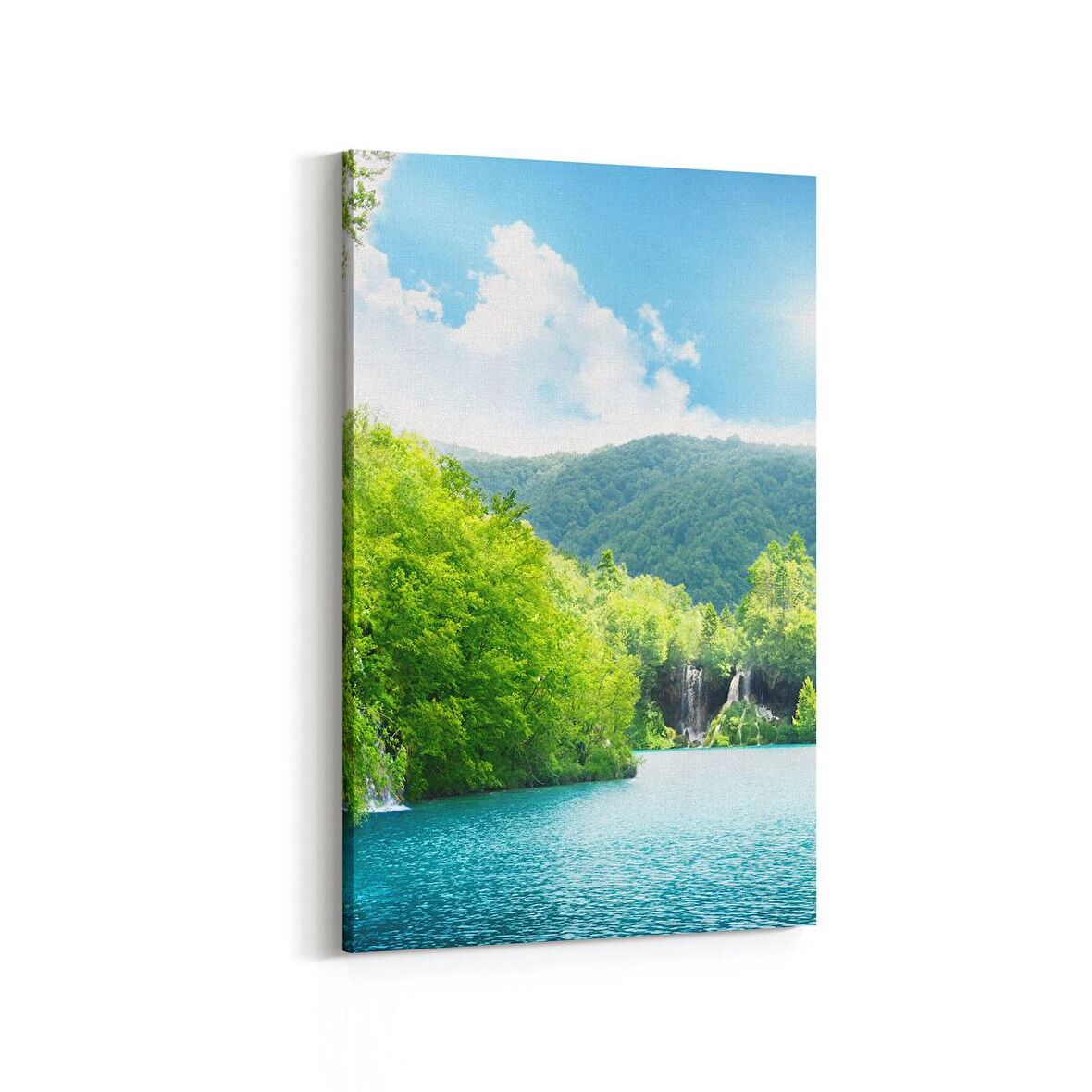 Olla 14414D Doğa / Manzara Görseli Dikey Kanvas Tablo (Ölçü: 60X90)