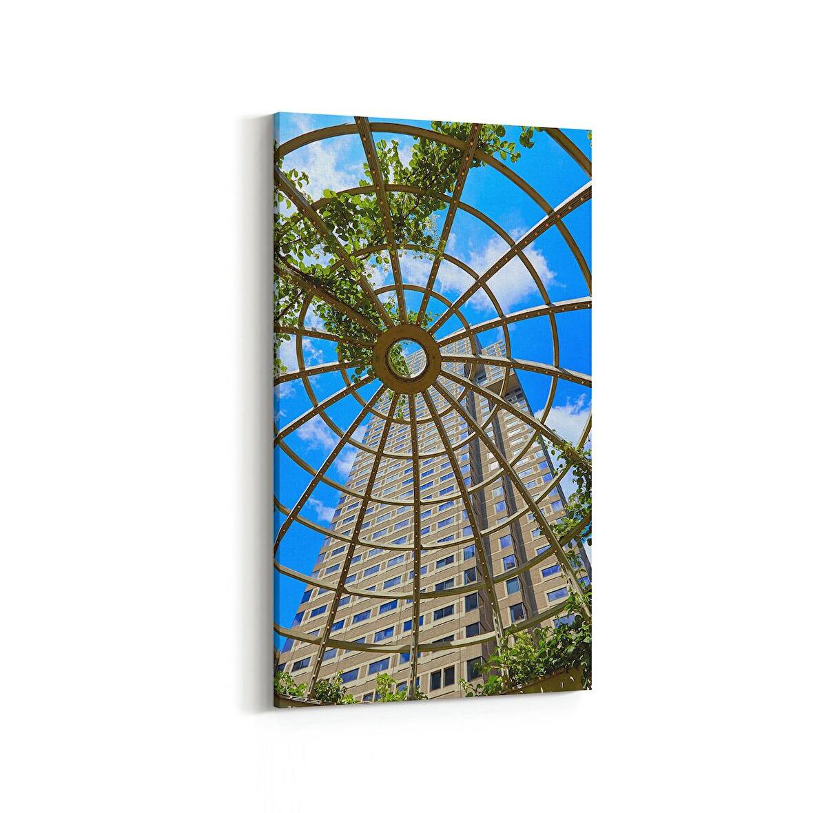 Olla 13812DD Doğa / Manzara Görseli Dikey Dar Kanvas Tablo (Ölçü: 40X80)