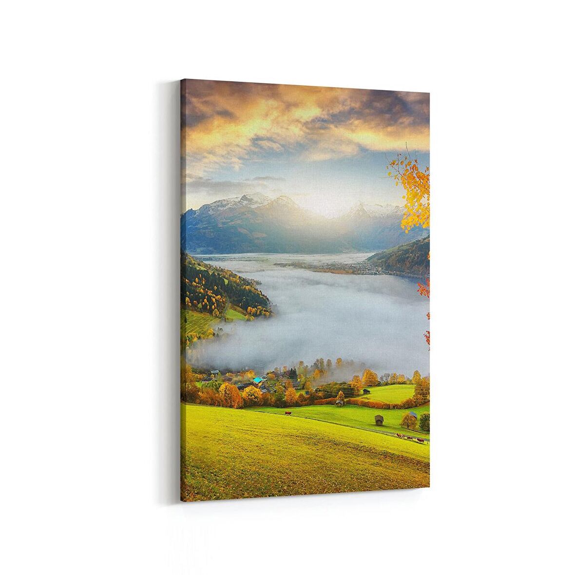 Olla 13354D Doğa / Manzara Görseli Dikey Kanvas Tablo (Ölçü: 100X150)