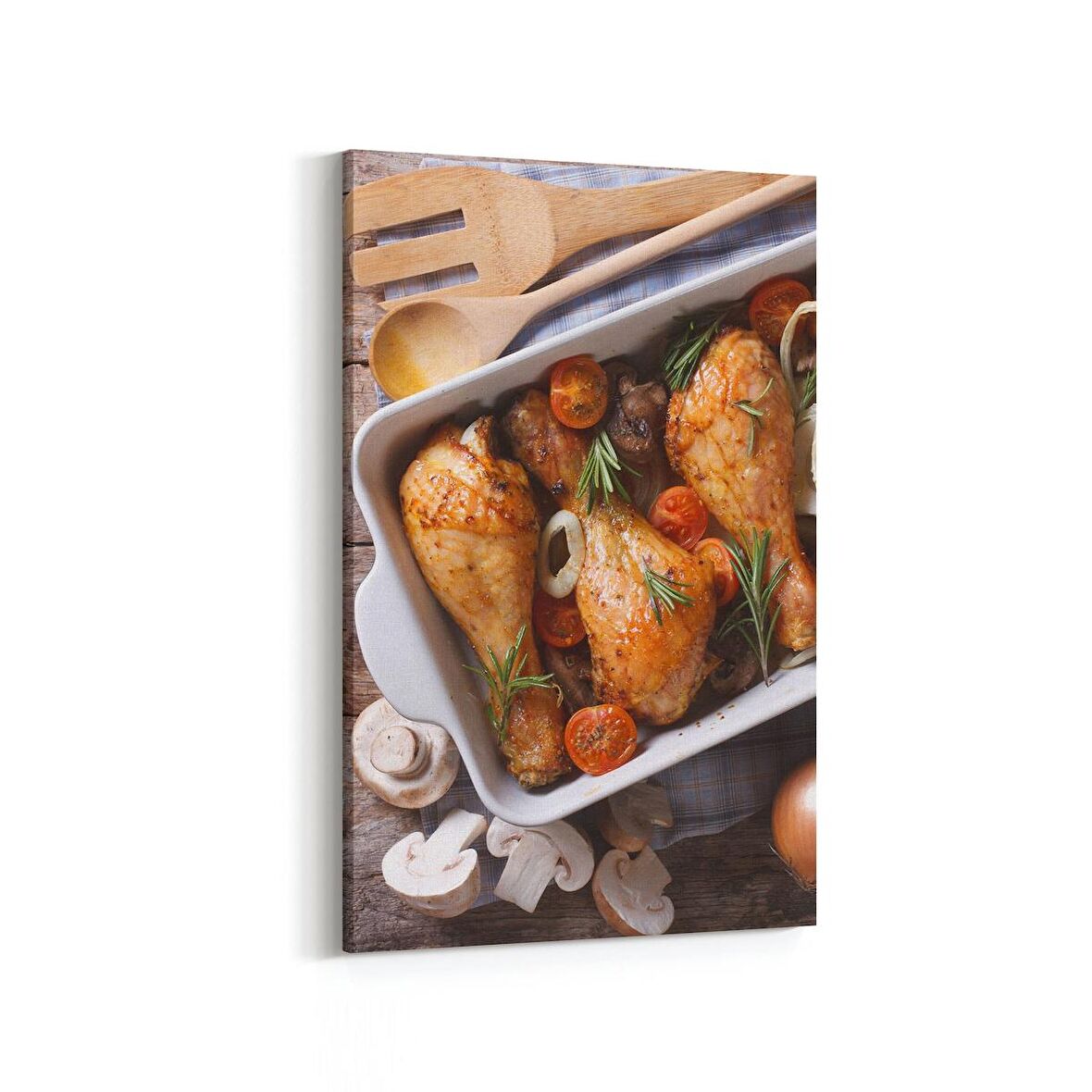 Olla 15131D Gıda Görseli Dikey Kanvas Tablo (Ölçü: 100X150)