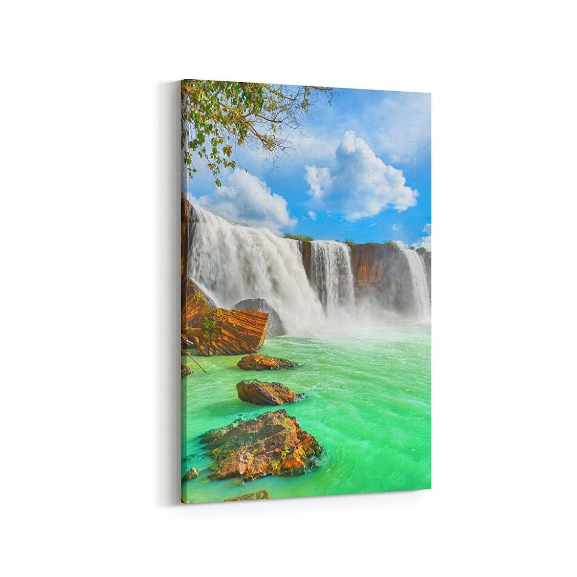 Olla 13253D Doğa / Manzara Görseli Dikey Kanvas Tablo (Ölçü: 60X90)