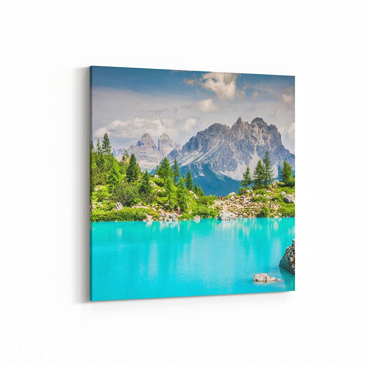 Olla 13736K Doğa / Manzara Görseli Kare Kanvas Tablo (Ölçü: 25X25)