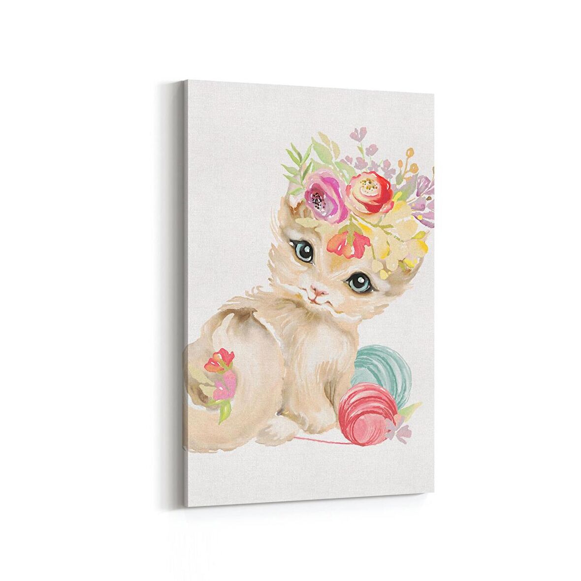 Olla 12727D Çocuk Odası Görseli Dikey Kanvas Tablo (Ölçü: 60X90)
