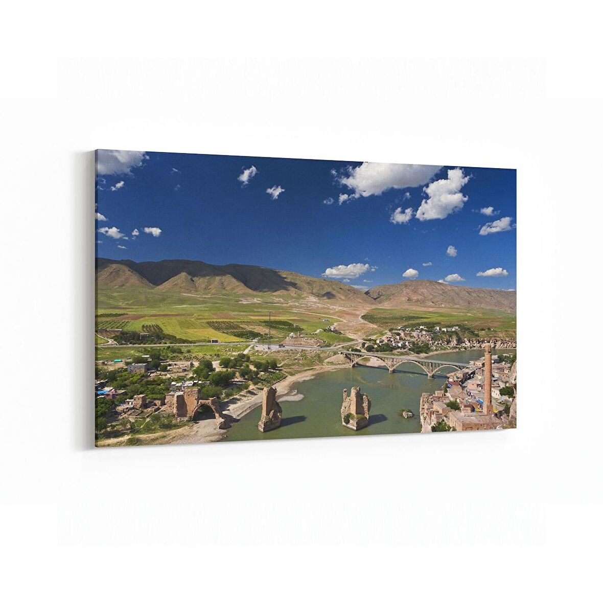 Olla 18969Y Yapı Görseli Yatay Kanvas Tablo (Ölçü: 150X100)