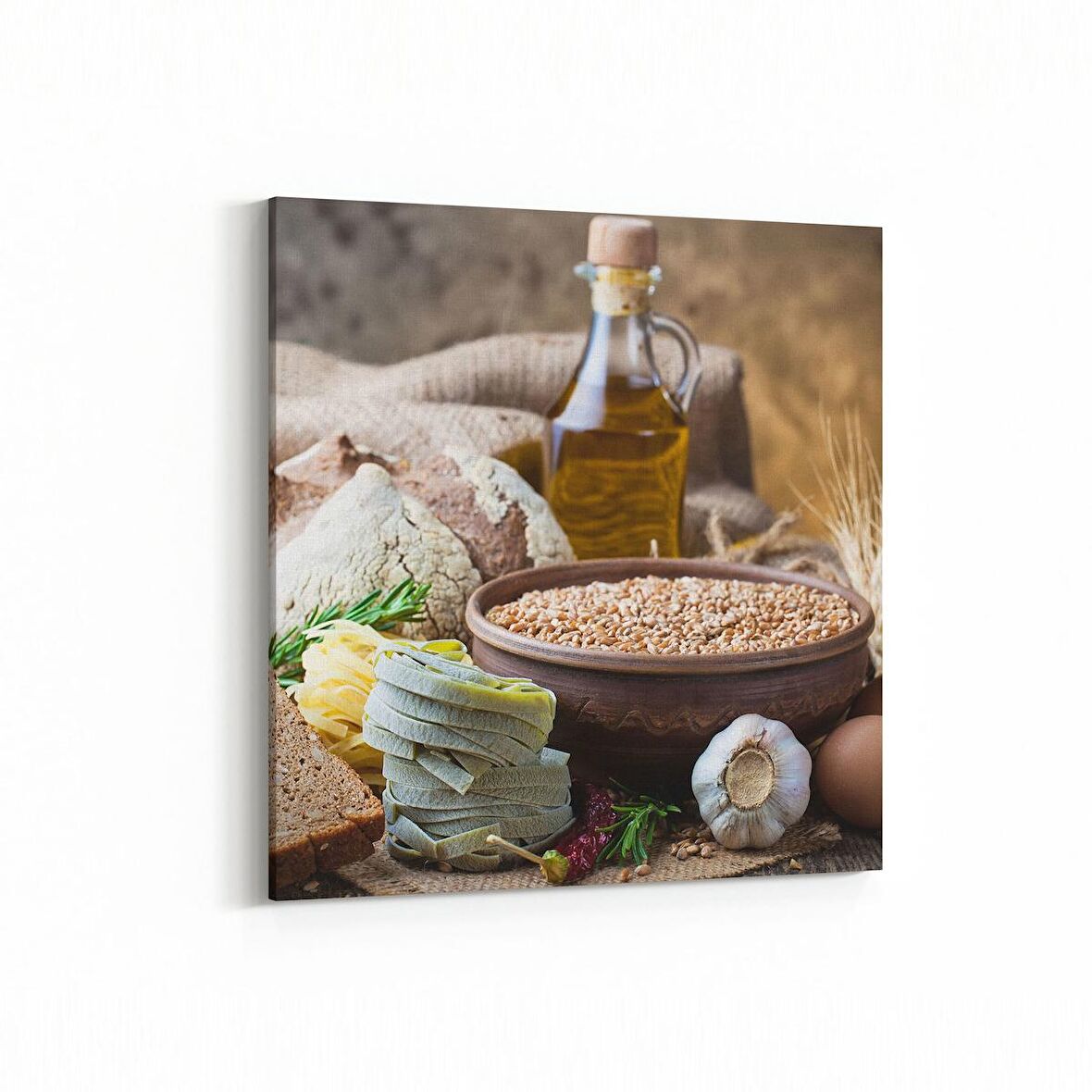 Olla 15128K Gıda Görseli Kare Kanvas Tablo (Ölçü: 30X30)