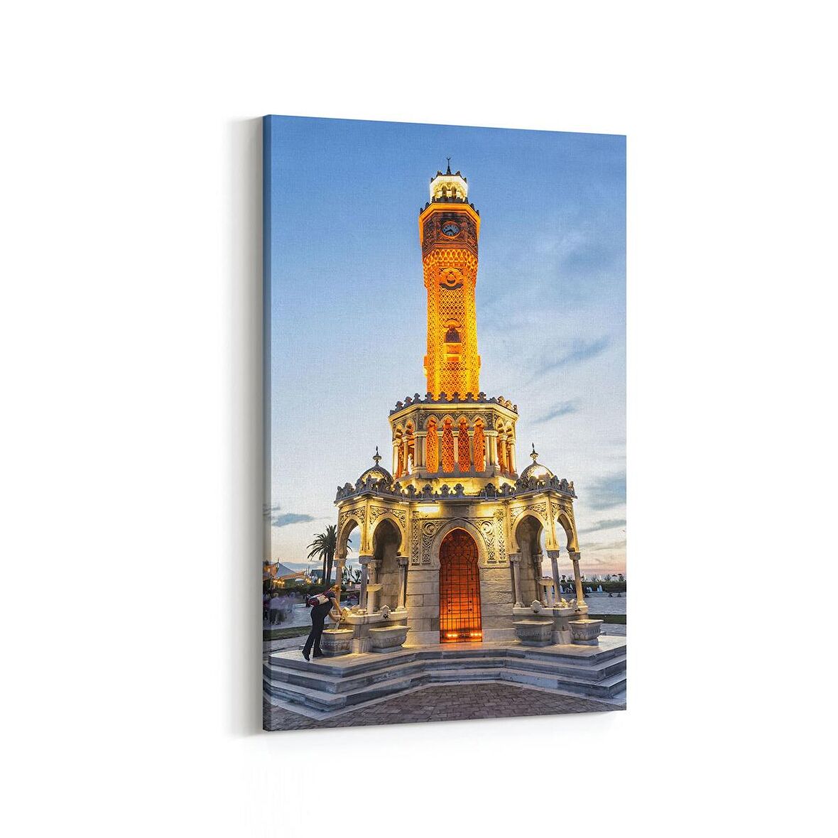 Olla 18427D Yapı Görseli Dikey Kanvas Tablo (Ölçü: 60X90)